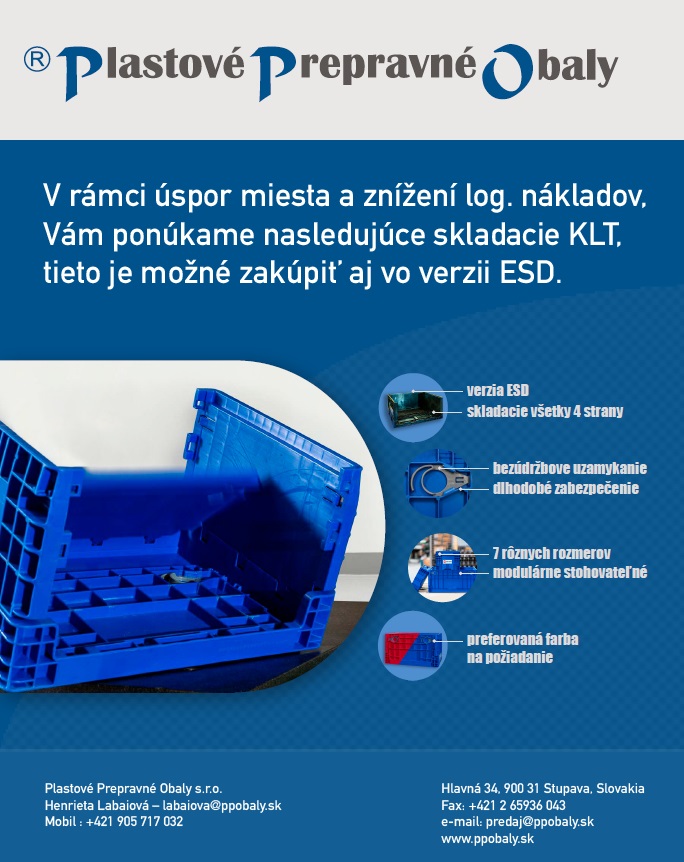 Skladacie KLT prepravky.