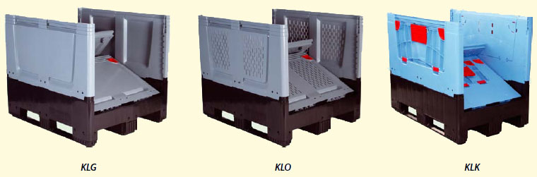 Veľkoobjemové skladacie boxy